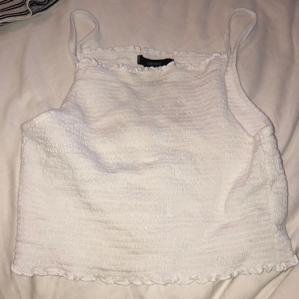 White forever 21 tank